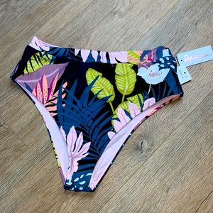 Raisins Tropics Black Bikini Swim Bottoms
